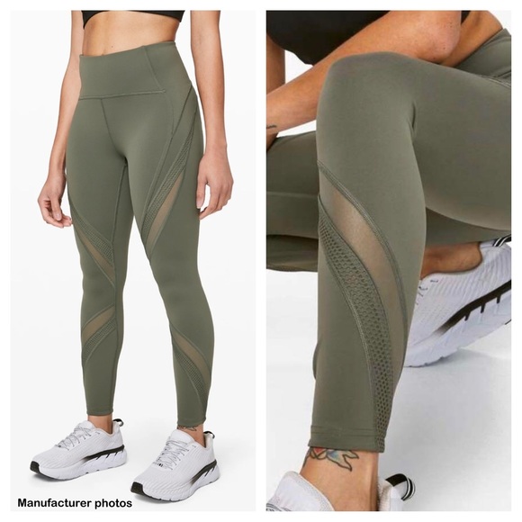 Lululemon Bootcamp Ready Tight Leggings with Mesh Detail - Picture 10 of 10